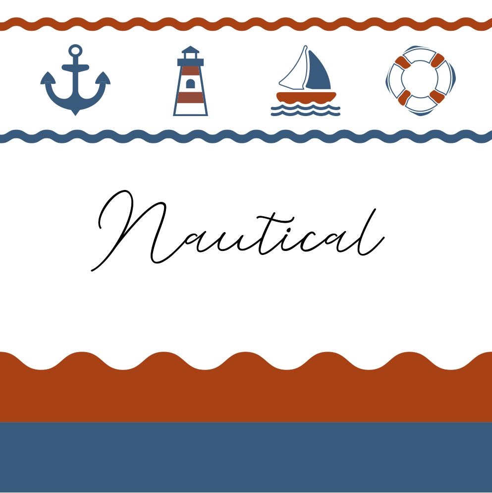 Nautical inspired Classy Classrooms collection
