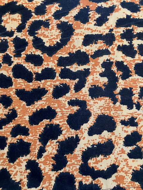 Leopard print table cloth