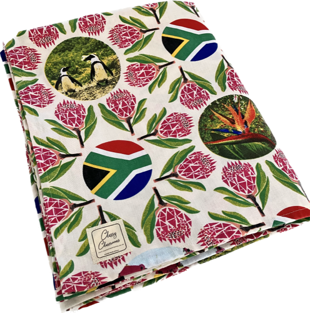 South African themes table cloth