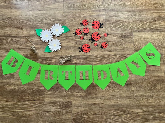 Ladybug paper decor bundle