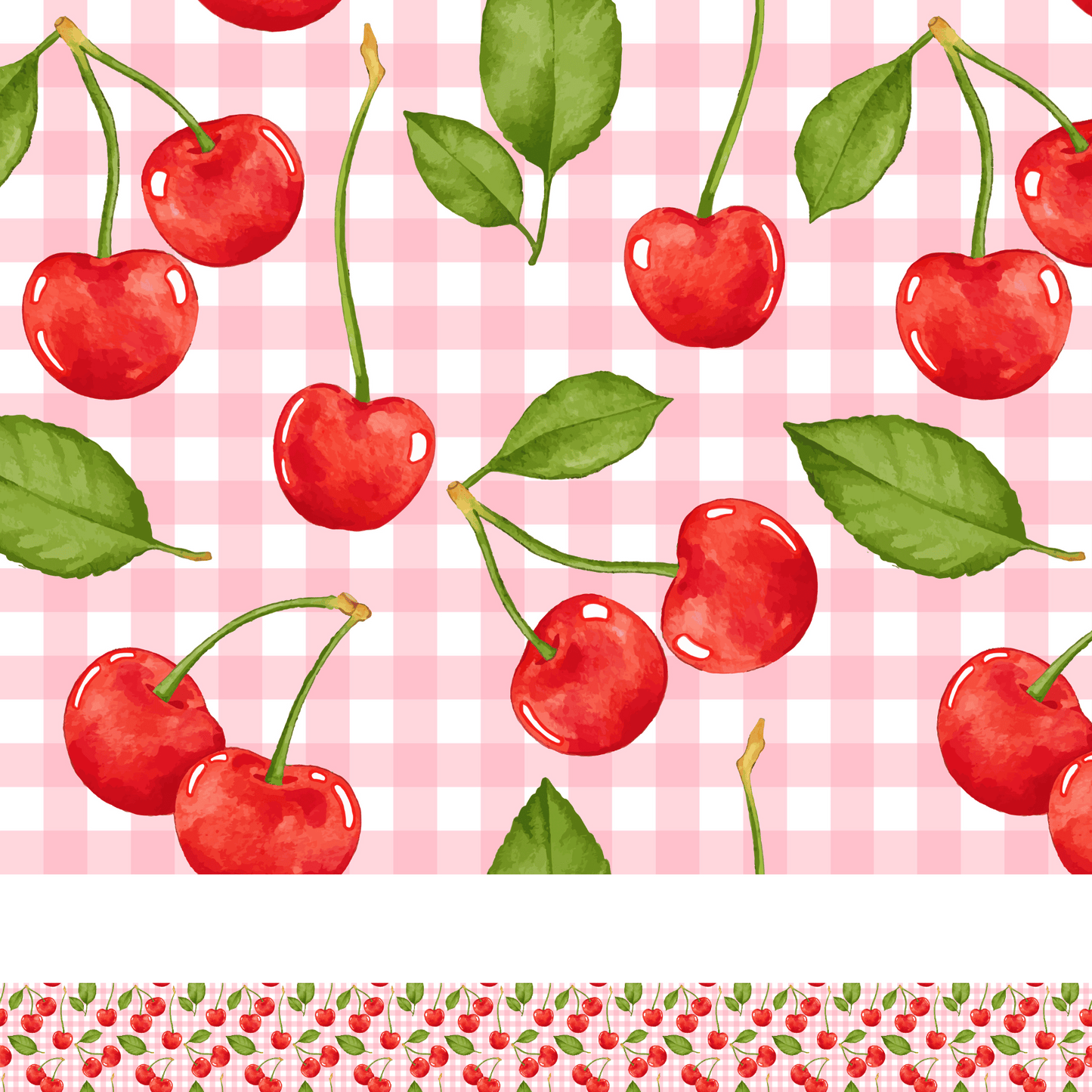 Cherry border (10m roll)