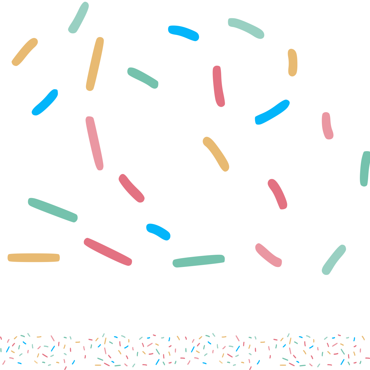 Sprinkles border (10m roll)