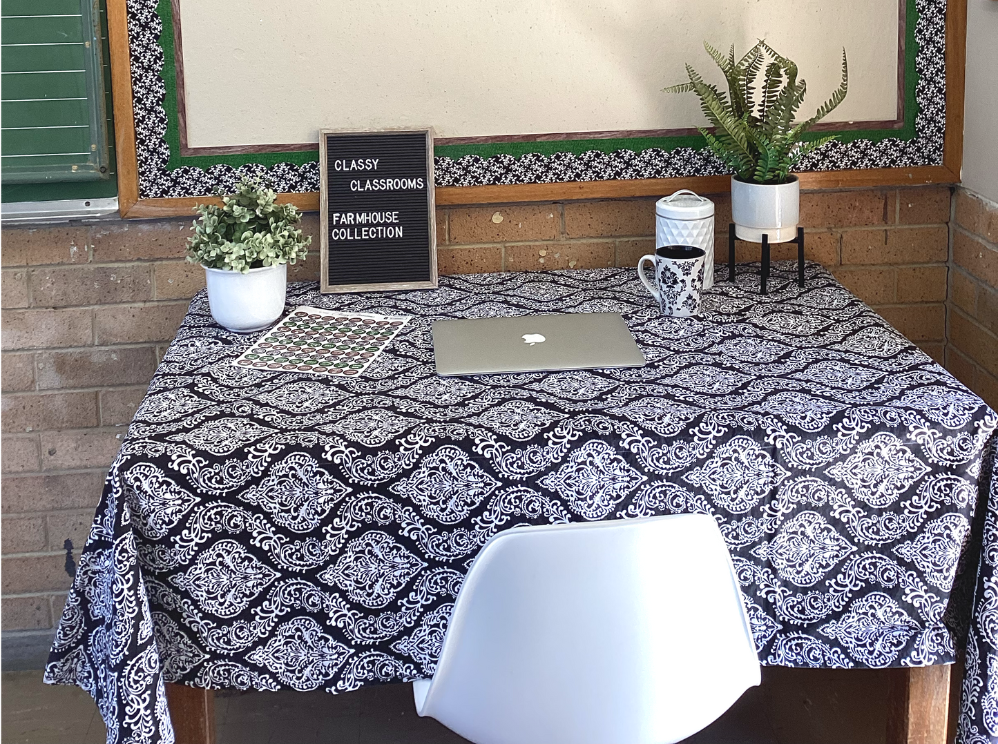 Classy Classrooms tablecloth farmhouse