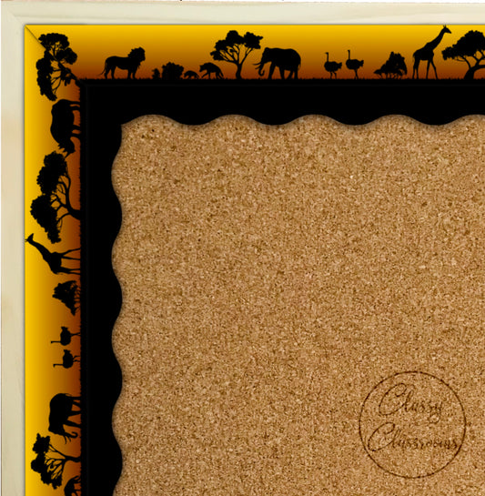 African sunset border (10m roll)