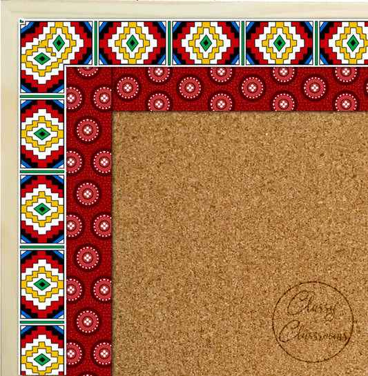 African Shweshwe inspired border (10m roll)