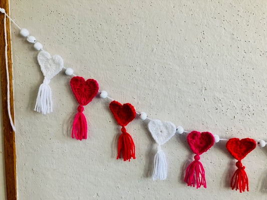 Valentine's heart bunting