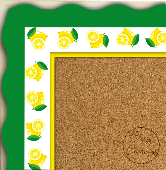 Lemon pattern border (10m roll)