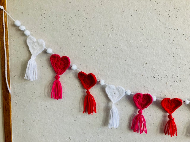 Valentine's heart bunting