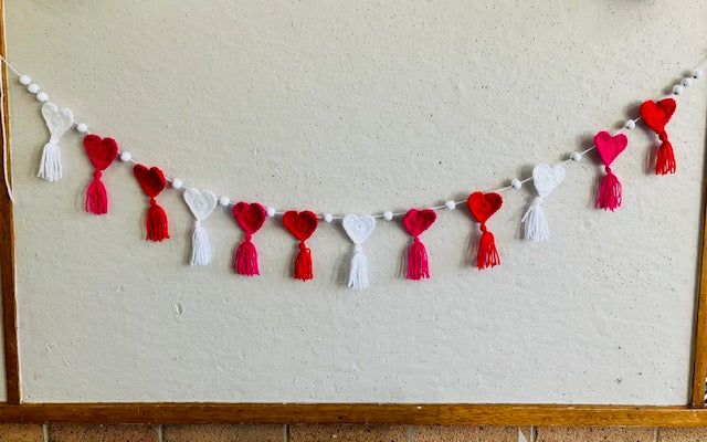 Valentine's heart bunting