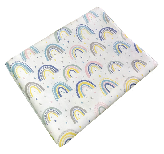 Classy Classrooms tablecloth boho rainbow