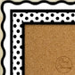 Black trim border wave cut (10m roll)