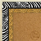 Leopard print colour border (10m roll)