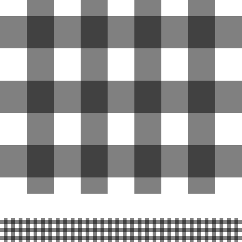 Black and white gingham border (10m roll)