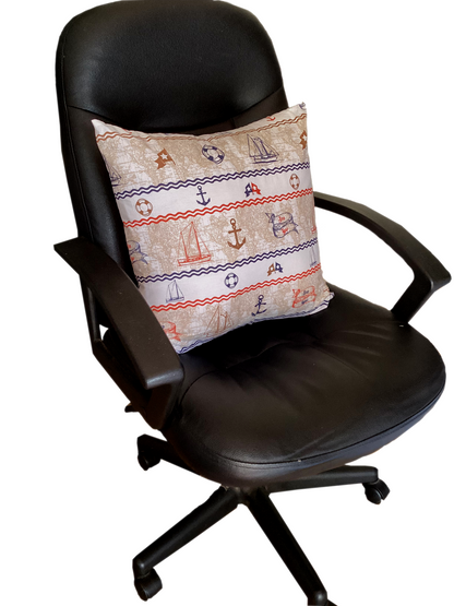 Our nautical themed scatter cushion almost lets you smell the salty ocean