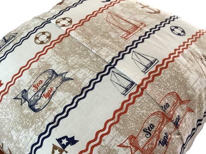 Our nautical themed scatter cushion almost lets you smell the salty ocean